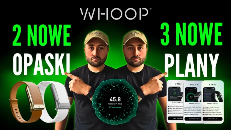 Kompletny przewodnik po opasce Whoop 5.0 i Whoop MG – co wybrać?